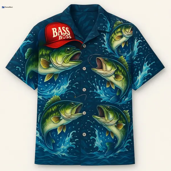 Men's Bass Boss Fishing Shirt