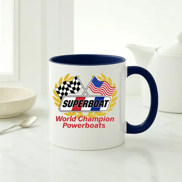Midnight Blue Accent Mug